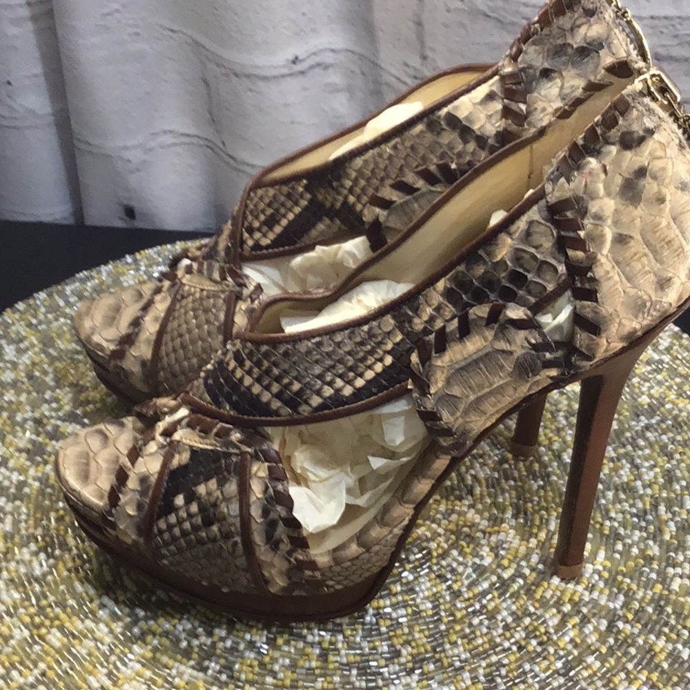 Alexandre Birman Size 9 Python Platforms . - image 4